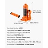 image:imageVEVOR Hydraulic Bottle Jack 10 Ton 22046 lbs Capacity 93185 Inch Lifting Range Heavy Duty Welded Bottle Jack for Car SUV Pickup Auto Repair House Lift and Agricultural Equipment Orange6T