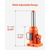 image:imageVEVOR Hydraulic Bottle Jack 10 Ton 22046 lbs Capacity 93185 Inch Lifting Range Heavy Duty Welded Bottle Jack for Car SUV Pickup Auto Repair House Lift and Agricultural Equipment Orange30T