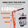 image:imageVEVOR Hydraulic Engine Hoist with Lever 2 Ton4400 LBS HeavyDuty Cherry Picker Shop Crane Foldable Engine Crane and Engine Hoist Leveler for Auto Repair Motors Weights Lifting Loading