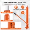 image:imageVEVOR Hydraulic Long Ram Jack 8 Tons17363 lbs Capacity with Single Piston Pump and Clevis Base Manual Cherry Picker wHandle for GarageShop Cranes Engine Lift Hoist BlueOrange