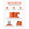 image:imageVEVOR Hydraulic Long Ram Jack 8 Tons17363 lbs Capacity with Single Piston Pump and Clevis Base Manual Cherry Picker wHandle for GarageShop Cranes Engine Lift Hoist BlueOrange