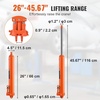 image:imageVEVOR Hydraulic Long Ram Jack 8 Tons17363 lbs Capacity with Single Piston Pump and Clevis Base Manual Cherry Picker wHandle for GarageShop Cranes Engine Lift Hoist BlueOrange