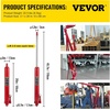 image:imageVEVOR Hydraulic Long Ram Jack 8 Tons17363 lbs Capacity with Single Piston Pump and Clevis Base Manual Cherry Picker wHandle for GarageShop Cranes Engine Lift Hoist BlueRed