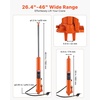 image:imageVEVOR Hydraulic Long Ram Jack 8 Tons17363 lbs Capacity with Single Piston Pump and Clevis Base Manual Cherry Picker wHandle for GarageShop Cranes Engine Lift Hoist BlueOrange