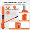 image:imageVEVOR Hydraulic Long Ram Jack 8 Tons17363 lbs Capacity with Single Piston Pump and Clevis Base Manual Cherry Picker wHandle for GarageShop Cranes Engine Lift Hoist BlueOrange