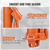 image:imageVEVOR Hydraulic Long Ram Jack 8 Tons17363 lbs Capacity with Single Piston Pump and Clevis Base Manual Cherry Picker wHandle for GarageShop Cranes Engine Lift Hoist BlueOrange