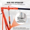 image:imageVEVOR Hydraulic Long Ram Jack 8 Tons17363 lbs Capacity with Single Piston Pump and Clevis Base Manual Cherry Picker wHandle for GarageShop Cranes Engine Lift Hoist BlueOrange