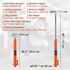 image:imageVEVOR Hydraulic Long Ram Jack 8 Tons17363 lbs Capacity with Single Piston Pump and Clevis Base Manual Cherry Picker wHandle for GarageShop Cranes Engine Lift Hoist BlueOrange