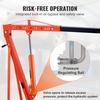 image:imageVEVOR Hydraulic Long Ram Jack 8 Tons17363 lbs Capacity with Single Piston Pump and Clevis Base Manual Cherry Picker wHandle for GarageShop Cranes Engine Lift Hoist BlueOrange