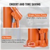 image:imageVEVOR Hydraulic Long Ram Jack 8 Tons17363 lbs Capacity with Single Piston Pump and Clevis Base Manual Cherry Picker wHandle for GarageShop Cranes Engine Lift Hoist BlueOrange