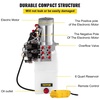 image:imageVEVOR Hydraulic Power Unit 6 Quart 6 Way Hydraulic Pump Double Acting Hydraulic Power Unit 12V DC Dump Trailer Car Remote with Plastic Oil Reservoir Plastic Double ActingDouble Acting