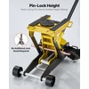image:imageVEVOR Low Profile Floor Jack 2 Ton 4409 lbs Capacity Steel Racing Floor Jack with Single Piston Quick Lift Pump Hydraulic Trolley Car Lift for Cars Motorcycles ATVs Lifting Range 57172 T