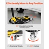 image:imageVEVOR Low Profile Floor Jack 25 Ton 5500 lbs Capacity Aluminum amp Steel Racing Floor Jack with Dual Pistons Quick Lift Pump Hydraulic Trolley Car Lift for Compact SUVs Lifting Range 374187 in