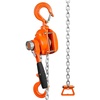 image:imageVEVOR Manual Lever Chain Hoist 12 Ton 1100 lbs Capacity 5 FT Come Along G80 Galvanized Carbon Steel with Weston DoublePawl Brake Auto Chain Leading amp 360 Rotation Hook for Garage Factory Dock