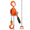 image:imageVEVOR Manual Lever Chain Hoist 12 Ton 1100 lbs Capacity 5 FT Come Along G80 Galvanized Carbon Steel with Weston DoublePawl Brake Auto Chain Leading amp 360 Rotation Hook for Garage Factory Dock