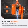 image:imageVEVOR Manual Lever Chain Hoist 34 Ton 1650 lbs Capacity 5 FT Come Along G80 Galvanized Carbon Steel with Weston DoublePawl Brake Auto Chain Leading amp 360 Rotation Hook for Garage Factory DockOrange