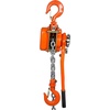 image:imageVEVOR Manual Lever Chain Hoist 34 Ton 1650 lbs Capacity 5 FT Come Along G80 Galvanized Carbon Steel with Weston DoublePawl Brake Auto Chain Leading amp 360 Rotation Hook for Garage Factory DockOrange