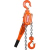 image:imageVEVOR Manual Lever Chain Hoist 34 Ton 1650 lbs Capacity 5 FT Come Along G80 Galvanized Carbon Steel with Weston DoublePawl Brake Auto Chain Leading amp 360 Rotation Hook for Garage Factory DockOrange