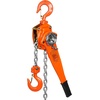 image:imageVEVOR Manual Lever Chain Hoist 34 Ton 1650 lbs Capacity 5 FT Come Along G80 Galvanized Carbon Steel with Weston DoublePawl Brake Auto Chain Leading amp 360 Rotation Hook for Garage Factory DockOrange