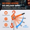 image:imageVEVOR Manual Lever Chain Hoist 6 Ton 13200 lbs Capacity 10 FT Come Along G80 Galvanized Carbon Steel with Weston DoublePawl Brake Auto Chain Leading amp 360 Rotation Hook for Garage Factory Dock3 Ton 20FT
