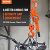 image:imageVEVOR Manual Lever Chain Hoist 6 Ton 13200 lbs Capacity 10 FT Come Along G80 Galvanized Carbon Steel with Weston DoublePawl Brake Auto Chain Leading amp 360 Rotation Hook for Garage Factory Dock6 Ton 20FT