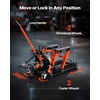 image:imageVEVOR Motorcycle Lift 1500lbs Weight Capacity Hydraulic amp Pneumatic Motorcycle Jack 4115 in Height Range Heavy Duty Bike Repair Stand with Removable Ramp with 2 Casters for ATVs Dirt Bike