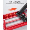 image:imageVEVOR Motorcycle Lift Table 1000lbs Weight Capacity 360 Flexible Moving Motorcycle Jack Stand 8631 in Height Range Heavy Duty Bike Repair Stand with Security Lock for ATVs Dirt Bike1500lbsElectric Hydraulicwith nonadjustable width