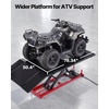 image:imageVEVOR Motorcycle Lift Table 1000lbs Weight Capacity 360 Flexible Moving Motorcycle Jack Stand 8631 in Height Range Heavy Duty Bike Repair Stand with Security Lock for ATVs Dirt Bike1500lbsElectric Hydraulicwith Adjustable width