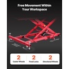image:imageVEVOR Motorcycle Lift Table 1000lbs Weight Capacity 360 Flexible Moving Motorcycle Jack Stand 8631 in Height Range Heavy Duty Bike Repair Stand with Security Lock for ATVs Dirt Bike1000lbsHydraulicwith nonadjustable width