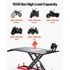 image:imageVEVOR Motorcycle Lift Table 1000lbs Weight Capacity 360 Flexible Moving Motorcycle Jack Stand 8631 in Height Range Heavy Duty Bike Repair Stand with Security Lock for ATVs Dirt Bike1500lbsElectric Hydraulicwith Adjustable width