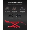image:imageVEVOR Motorcycle Lift Table 1000lbs Weight Capacity 360 Flexible Moving Motorcycle Jack Stand 8631 in Height Range Heavy Duty Bike Repair Stand with Security Lock for ATVs Dirt Bike1000lbsHydraulicwith nonadjustable width