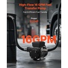 image:imageVEVOR Oil Transfer Pump 110V 16 GPM 60 Lmin AC Electric Fuel Transfer Pump for Diesel Kerosene Biodiesel 8 ft24 m Max Suction Lift 45 ft137 m Max Lift for Vehicles Construction Sites Farms