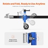 image:imageVEVOR Trailer Jack with Wheel 1600 lbs Heavy Duty Swivel Boat Trailer Jack PP Single Wheel 10 Lift Bolton Trailer Tongue Jack with Ergonomic Handle for RV Boat Horse Utility1600lbs