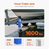 image:imageVEVOR Trailer Jack with Wheel 1600 lbs Heavy Duty Swivel Boat Trailer Jack PP Single Wheel 10 Lift Bolton Trailer Tongue Jack with Ergonomic Handle for RV Boat Horse Utility1600lbs