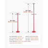 image:imageVEVOR Underhoist Support Stand 12 Ton 1102 lbs Capacity Under Hoist Jack Stand Lifting from 5402 to 8386 Bearing Mounted Spin Handle SelfLocking Threaded Screw Support Vehicle Components05 Ton