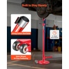 image:imageVEVOR Underhoist Support Stand 34 Ton 1653 lbs Capacity Under Hoist Jack Stand with Two Wheels Lifting from 5197 to 80 Bearing Mounted Spin Handle Foot Pedal Support Vehicle Components