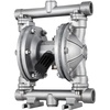 image:imageVEVOR AirOperated Double Diaphragm Pump 12 in Inlet amp Outlet Stainless Steel Body 88 GPM amp Max 120PSI PTFE Diaphragm Pneumatic Transfer Pump for Petroleum Diesel Oil amp Low Viscosity Fluids