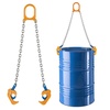 image:imageVEVOR Chain Drum Lifter G80 Drum Lifting Chain Sling with Thickened Security Hook 2000LBS Capacity 16ft Long Sturdy Drums Handling Equipment Carbon Steel Barrel Lifter for Plastic amp Metal Drums16ft