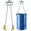 image:imageVEVOR Chain Drum Lifter G80 Drum Lifting Chain Sling with Thickened Security Hook 2000LBS Capacity 16ft Long Sturdy Drums Handling Equipment Carbon Steel Barrel Lifter for Plastic amp Metal Drums18ft