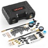 image:imageVEVOR Engine Cylinder Compression Tester Kit 0700 PSI Pressure Gauge amp 0100 PSI Leak Gauge Automotive Leak Down Tester Kit with 4 Adapters Pressure Check amp Leakage Rate Test on Cars Motorcycles