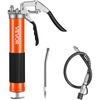 image:imageVEVOR Grease Gun 8000 PSI Pistol Grip Grease Gun Kit with 14 oz Capacity Includes 18Inch Flex Hose Double Handle Grease Coupler Extension Rigid Pipe amp Sharp Type Nozzle for Automotive MarineHeavyDuty Grease Gun
