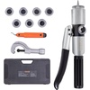 image:imageVEVOR Hydraulic Tube Expander 38 to 118 OD HAVC Hydraulic Swaging Tool with 7 Pipe Expander Heads Deburring Tool Pipe Cutter for Copper Aluminum Brass Soft Steel Pipes