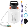 image:imageVEVOR Transmission Fluid Pump 75 L Capacity Manual Fluid Transfer Pump with 8 ATF Adapters amp 47 in Outlet Horse ATF Refill Kit Oil Extractor Dispenser with HDPE Tank for Cars Lawn Mowers3L