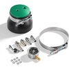 image:imageVEVOR Turbo Boost Leak Tester 4 3 6061 Aluminum End Cap 030 PSI Adapter Gauge Range Check Test Intake Charge Pipe Pressure Leaks with 4 Pairs of Air Fittings for Turbo Cars SUVs Diesel Trucks
