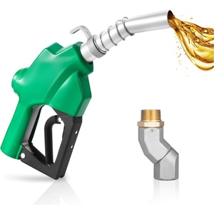 image:imageVEVOR 1 Inch NPT Automatic Fuel Nozzle with Swivel Max Flow Rate 216 GPM Auto Shut Off Diesel Gas Pump Nozzle with 3Speed Trigger Lock amp 1316 in OD301 mm Spout for Gasoline Diesel KeroseneGreen