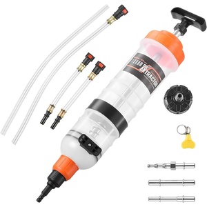 image:imageVEVOR 1500CC Fluid Extractor Manual Automotive Fluid Pump Extractor Oil Syringe with Long Hose and Extension Tubes Easy Oil Change Suction Pump for Lawn Mowers Cars Ships Golf Carts Motorcycles1500CC