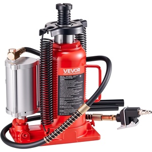 image:imageVEVOR Air Hydraulic Bottle Jack 20 Ton 44092 lbs Capacity 102195 Inch Lifting Range PneumaticManual Heavy Duty Welded Bottle Jack with Pump for Car SUV Pickup Truck RV Auto Repairred