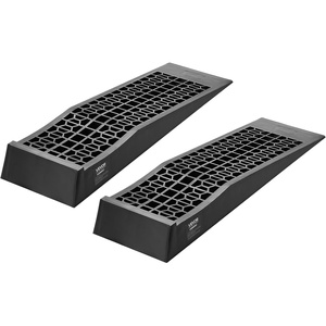 image:imageVEVOR Car Ramps 2 PCS 16000 lbs GVW Capacity 67 in Lift Height Portable High Profile Car Service Ramps for Home Garage Maintenance and Oil Changes Heavy Duty for Truck SUV Vehicle Repair Black26275inch
