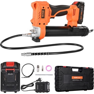 image:imageVEVOR Cordless Grease Gun 8000 PSI Max Pressure Battery Operated Grease with LED Light amp 354inch Hose Compatible with 18V Makita Batteries For Greasing Vehicles or MachinesNo BatteryTool OnlyBatteryTool