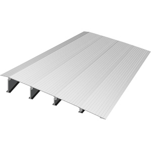image:imageVEVOR Door Threshold Ramp 4 Rise Door Ramp for Wheelchairs Aluminum Entry Ramp for Doorways Rated 800 lbs Load Capacity Adjustable Threshold Ramp for Wheelchairs Scooters and Power Chairs